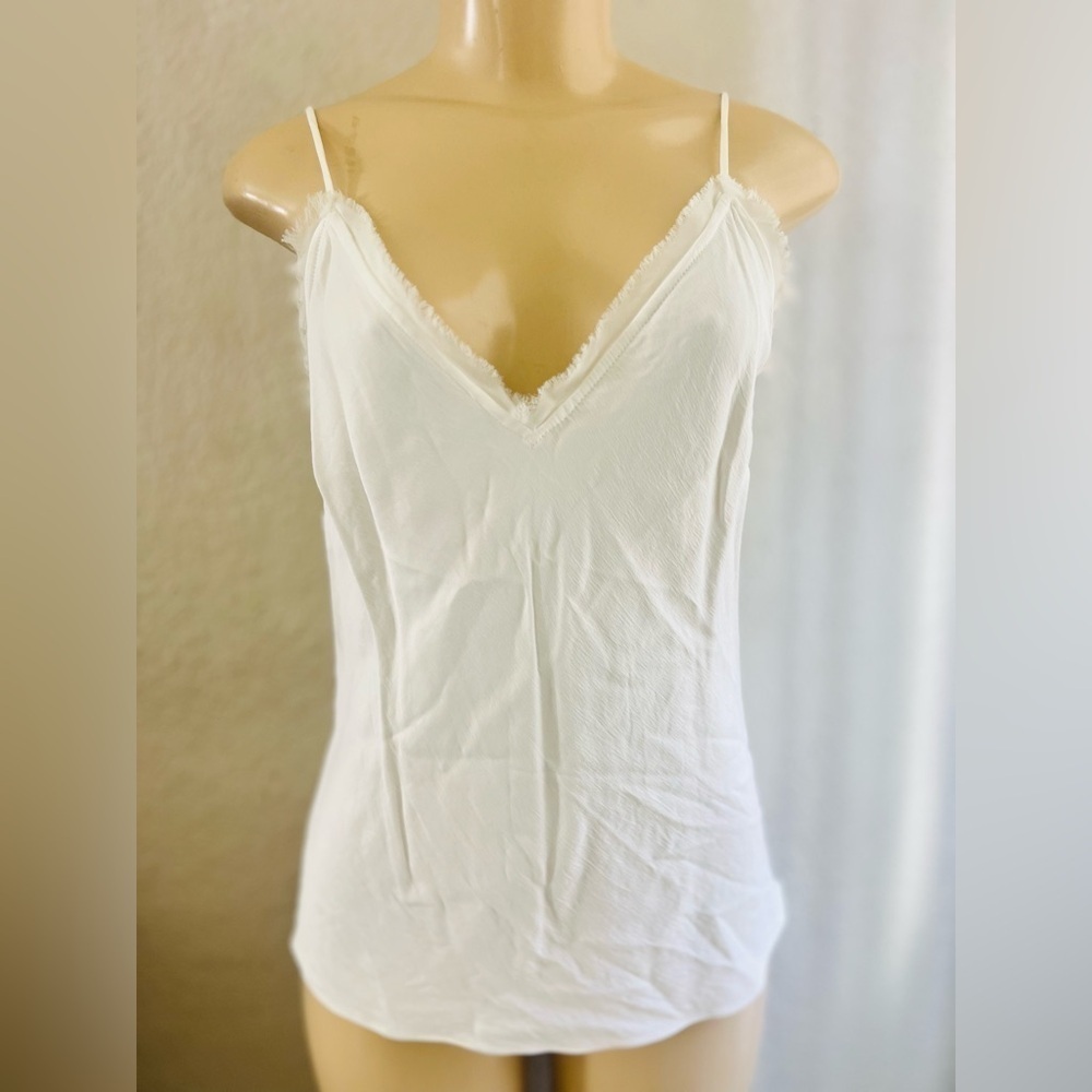 FRAME Off-White | Satin Camisole / Tank | - Picture 6 of 7